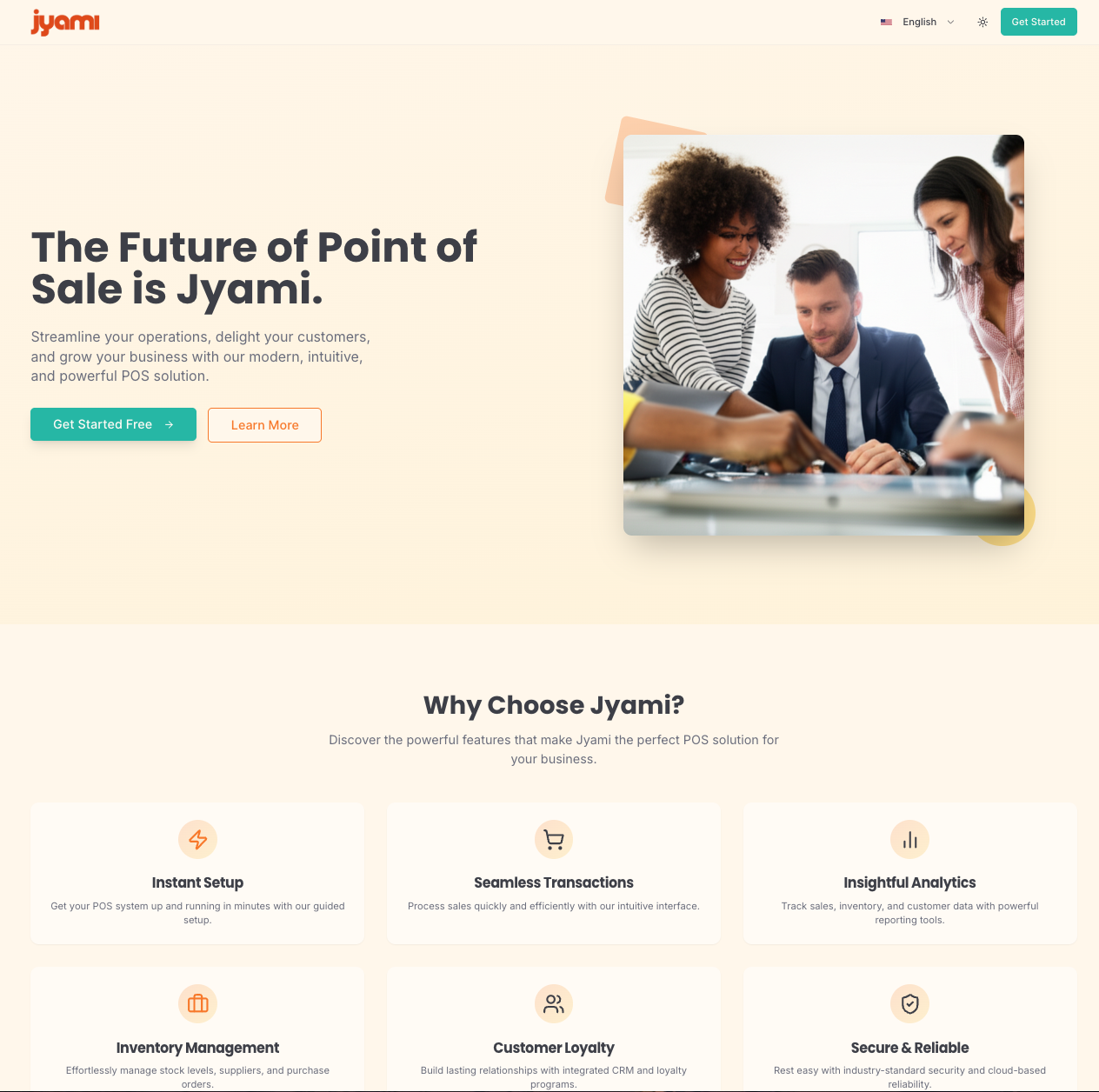 Screenshot of jyamiPOS